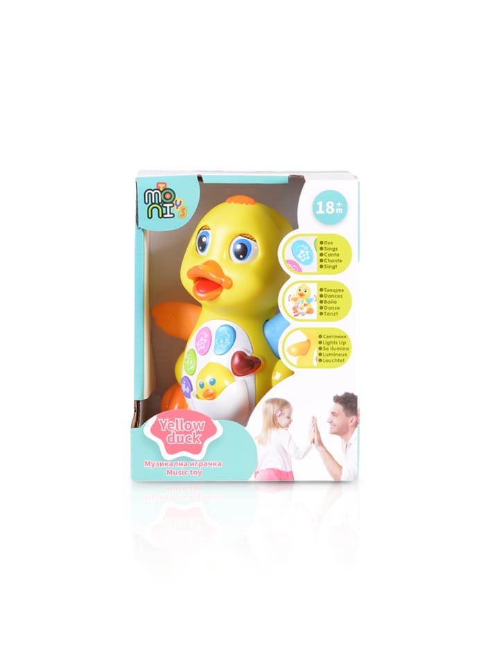 Moni Baby Musikspielzeug Ente 808 in gelb günstig kaufen onesize