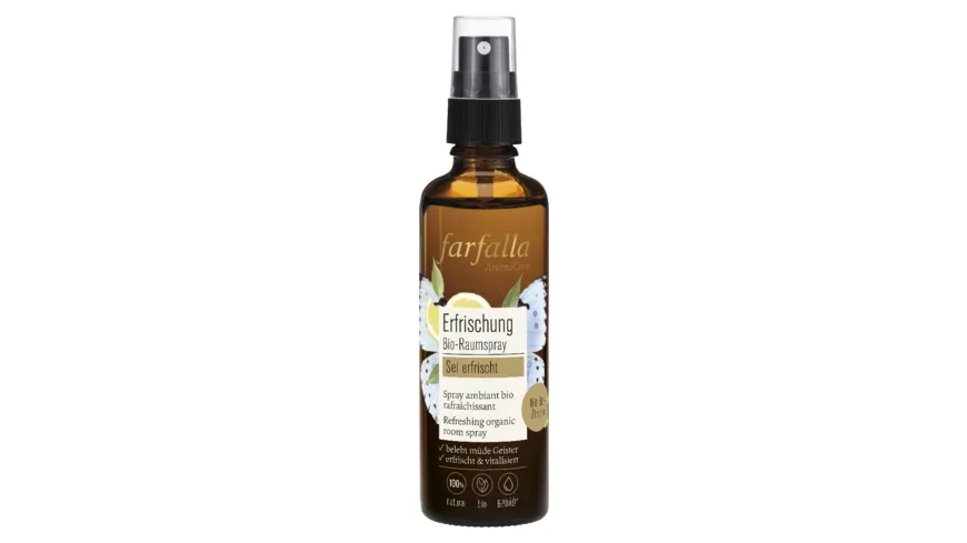 Farfalla Sei erfrischt Zitrone Erfrischender Bio-Raumspray 75 ml