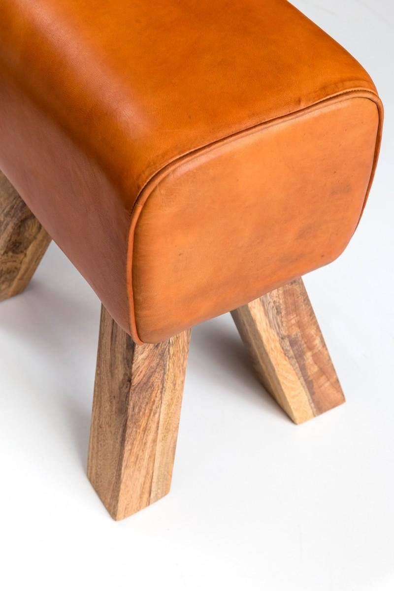 Wohnling Design Turnbock Sitzhocker Braun