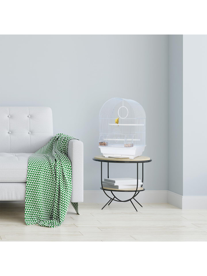 relaxdays Vogelkäfig in Weiß - (B)34,5 x (H)49,5 x (T)31 cm günstig kaufen onesize