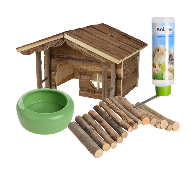 AniOne Käfigzubehör AniOne Meerschweinchen Zubehör Set