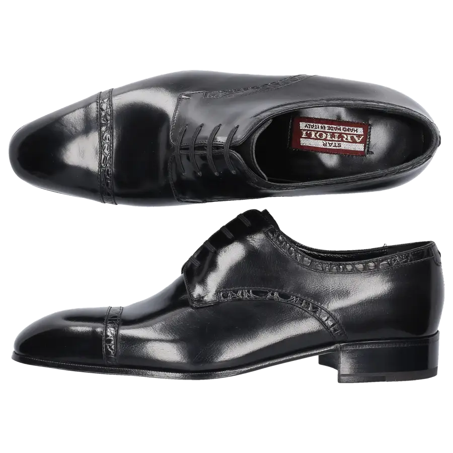 Artioli - Businessschuhe Derby TIVOLI Büffelleder - schwarz