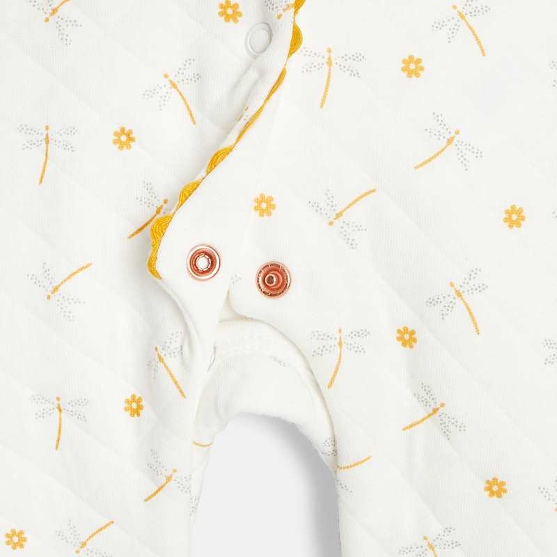 Dors-bien libellules matelassé blanc bébé fille