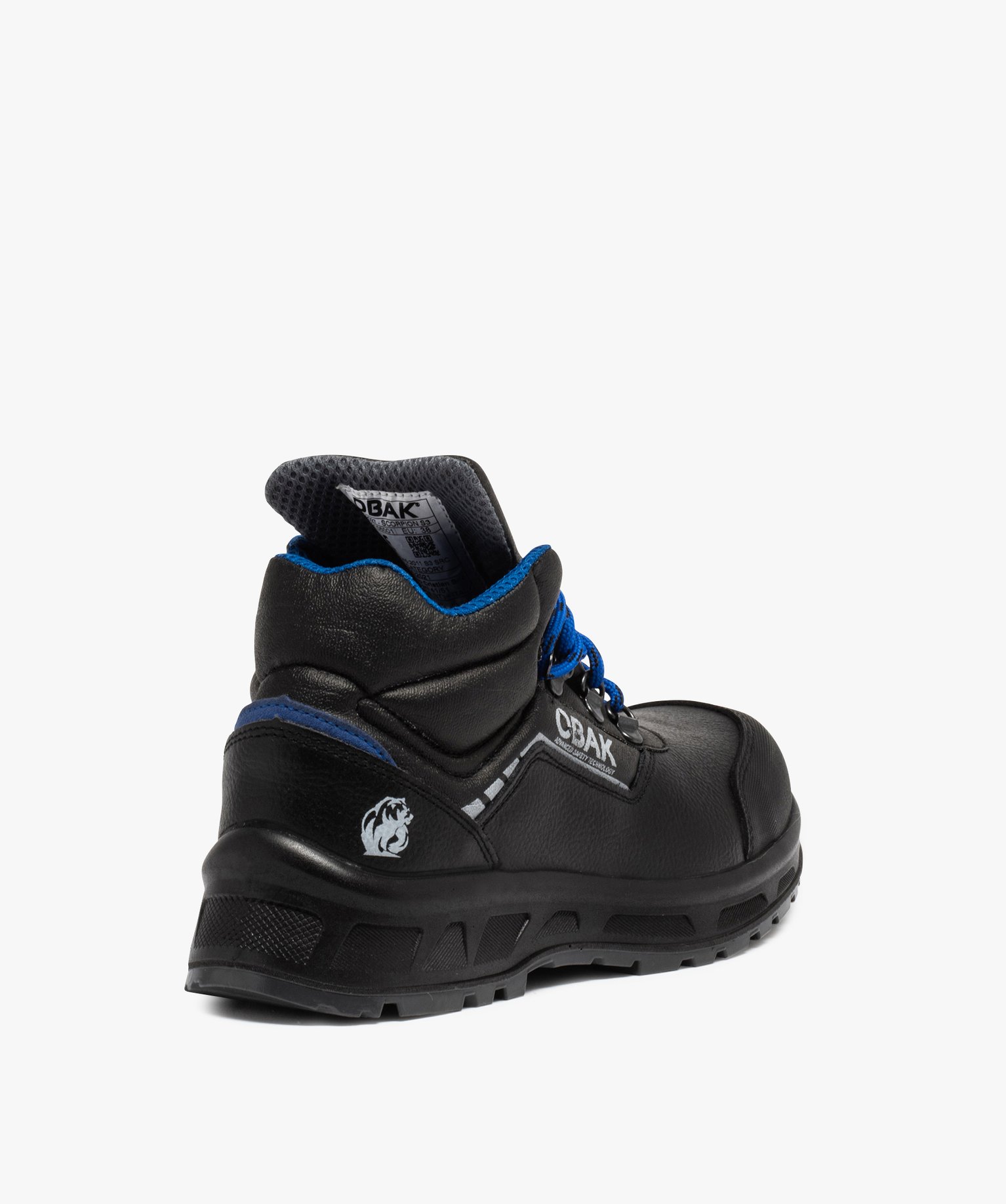 Chaussures de sécurité femme mid-cut S3 – Obak Scorpion noir | GEMO