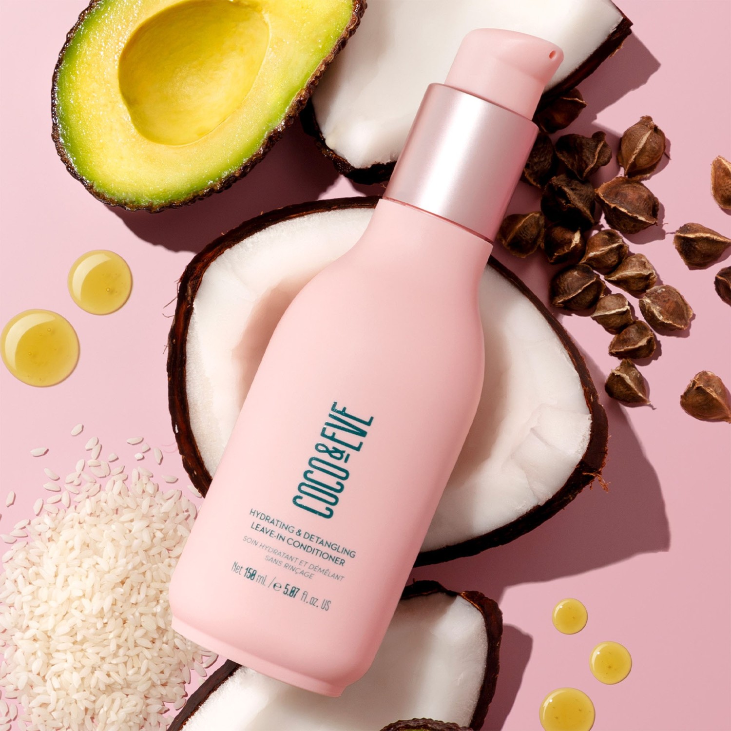 Coco & Eve Like A Virgin Nawilżająca i Rozplątująca Odżywka Bez Spłukiwania