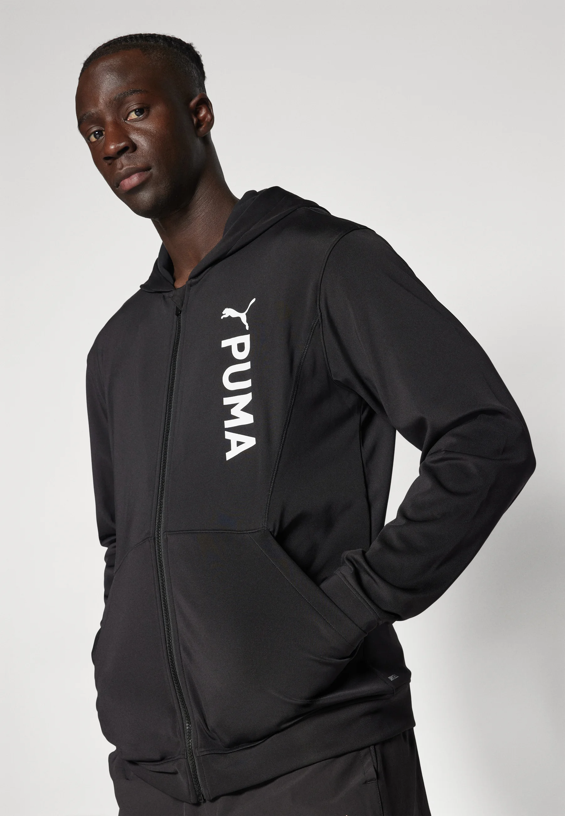 Puma FIT DOUBLE HOODIE - Chaqueta deportiva