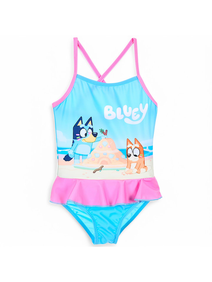 Bluey Badeanzug Bluey & Bingo in Hellblau günstig kaufen
