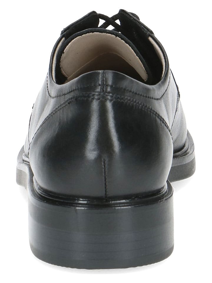 Caprice Leder-Schnürschuhe in Schwarz günstig kaufen