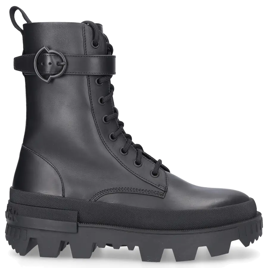 Moncler - Stiefeletten CARINNE Kalbsleder - schwarz