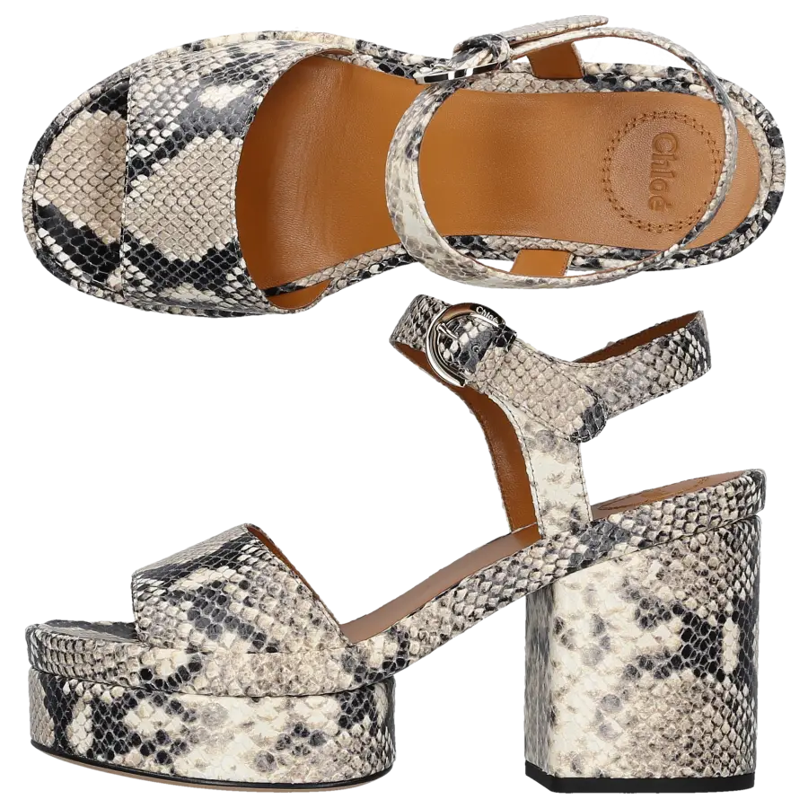 Chloé - Sandalen ODINA Kalbsleder - beige