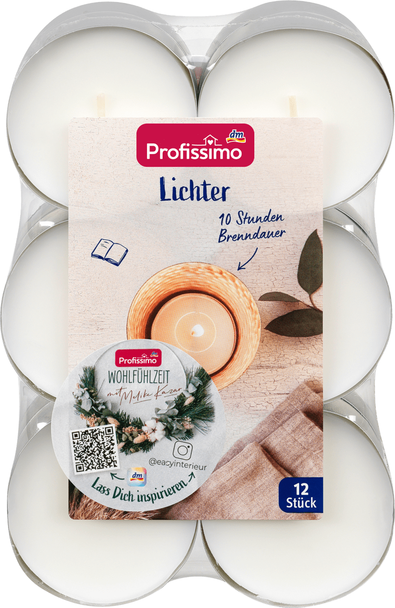 Lichter Groß Alu, 12 St