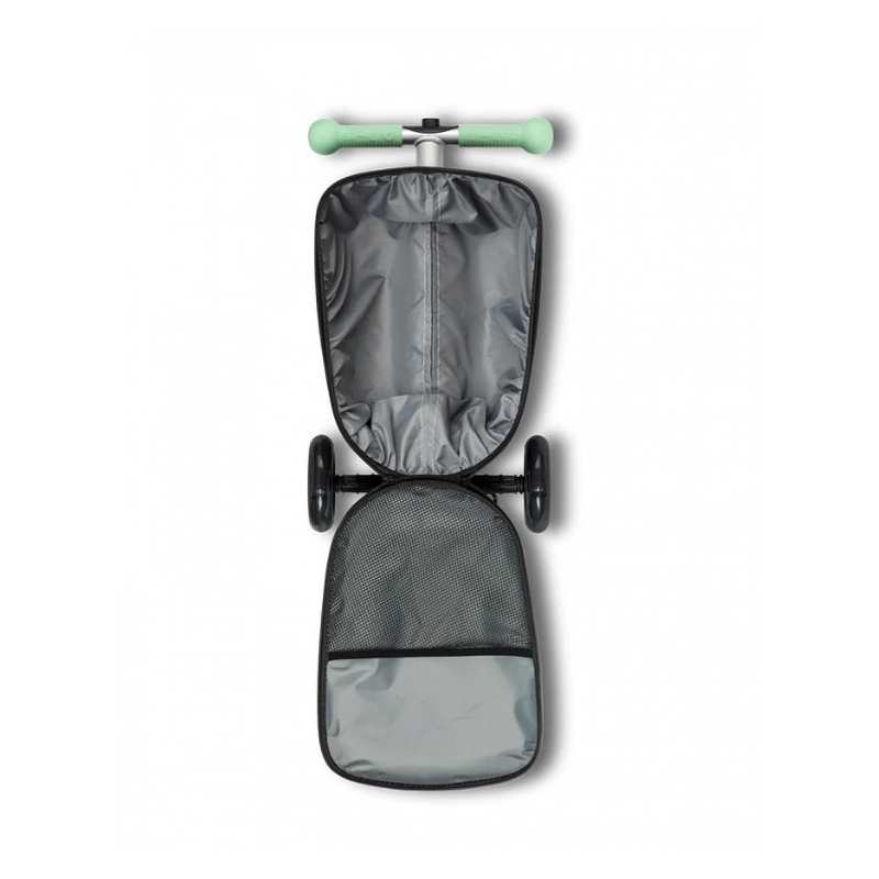 Trottinette et valise Micro Junior Mint