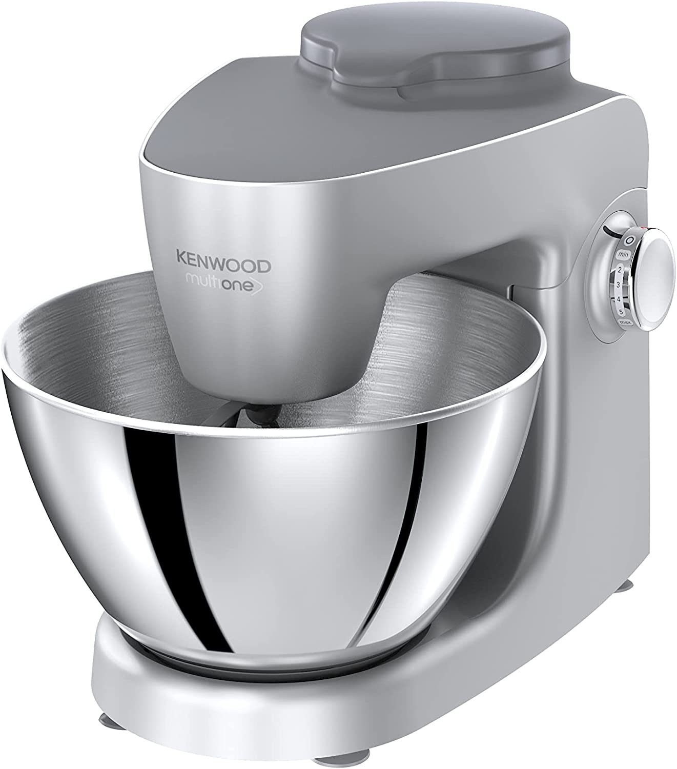 KENWOOD Küchenmaschine KHH326SI, KHH326SI MultiOne silber Küchenmaschine 4,3L Schüssel 1.000W Easy Lift
