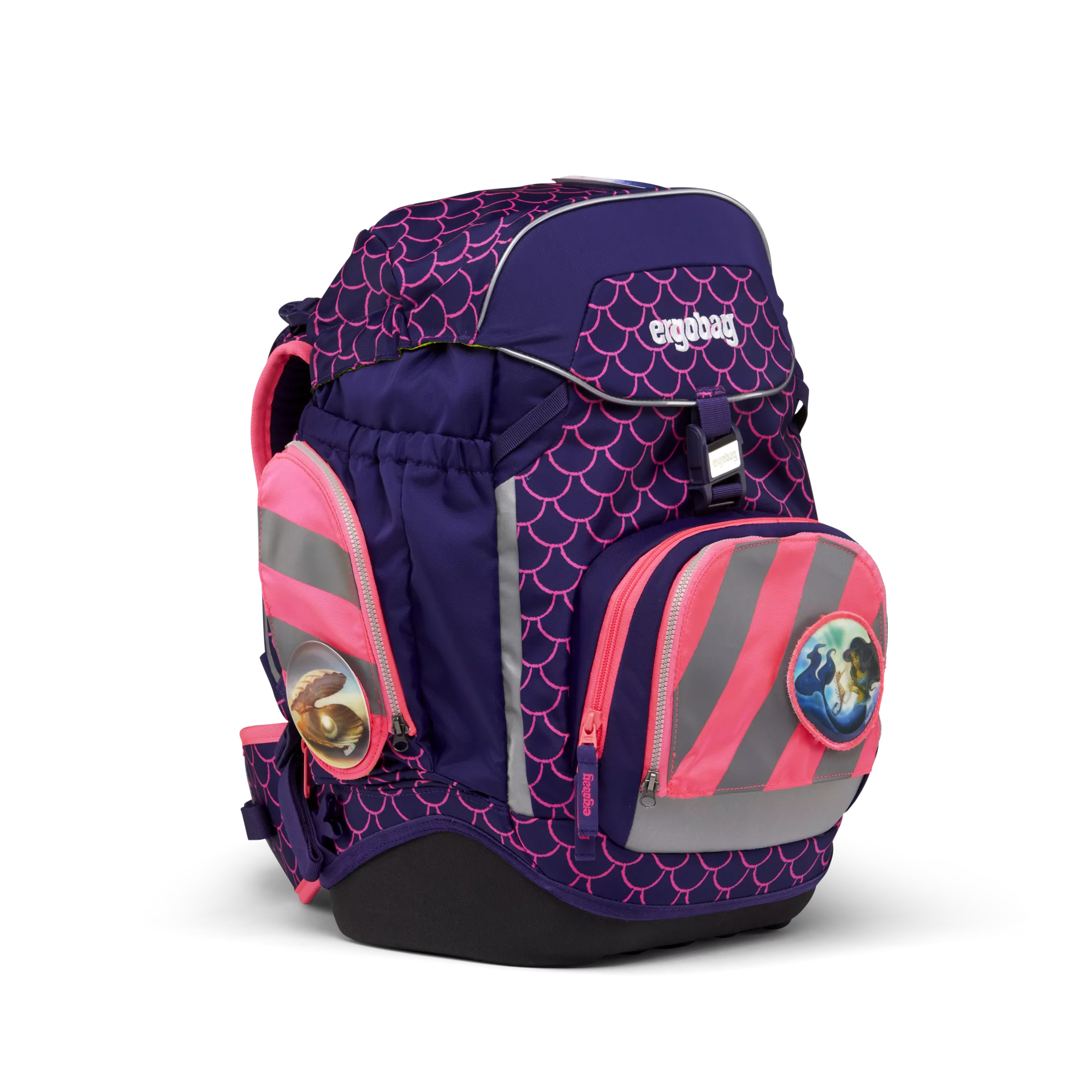 ergobag Zip-Set mit Reflektorstreifen Pink