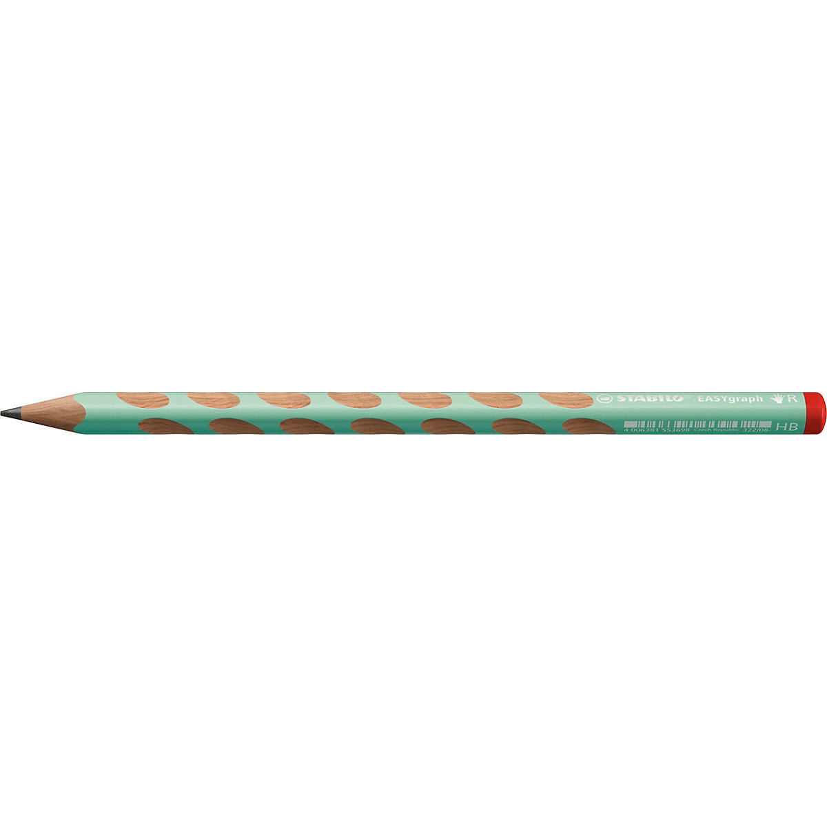 Bleistifte EASYgraph Pastel, Rechtshänder, Härtegrad HB, 6 Stück