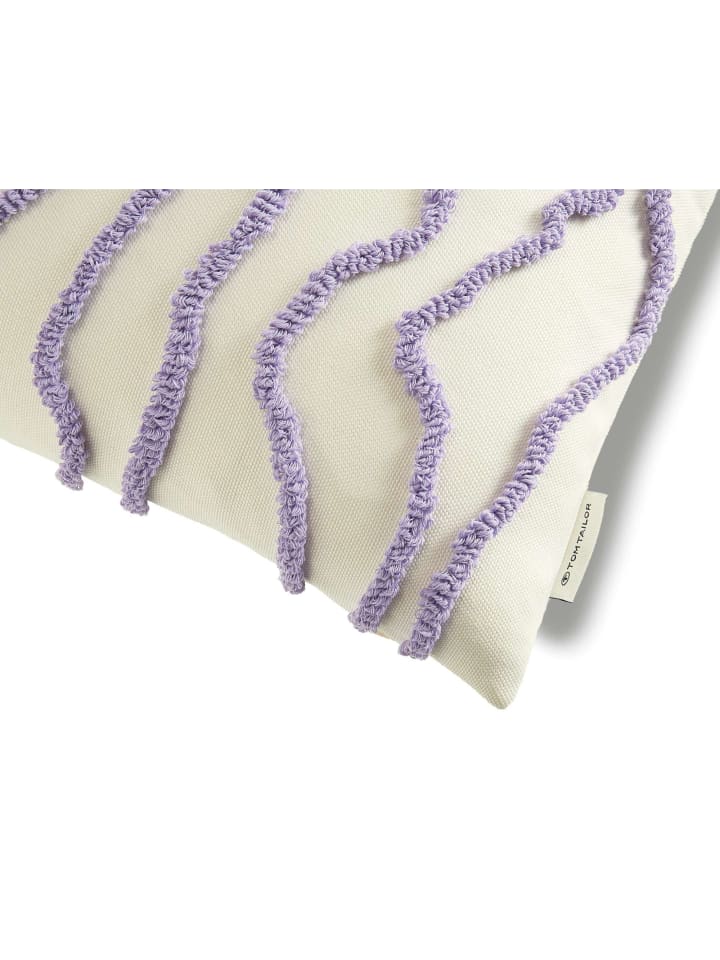 Tom Tailor Zierkissenhülle WAVY in Lila günstig kaufen 45 x 45 cm