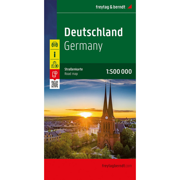 Deutschland, Autokarte 1:500.000 - Straßenkarte