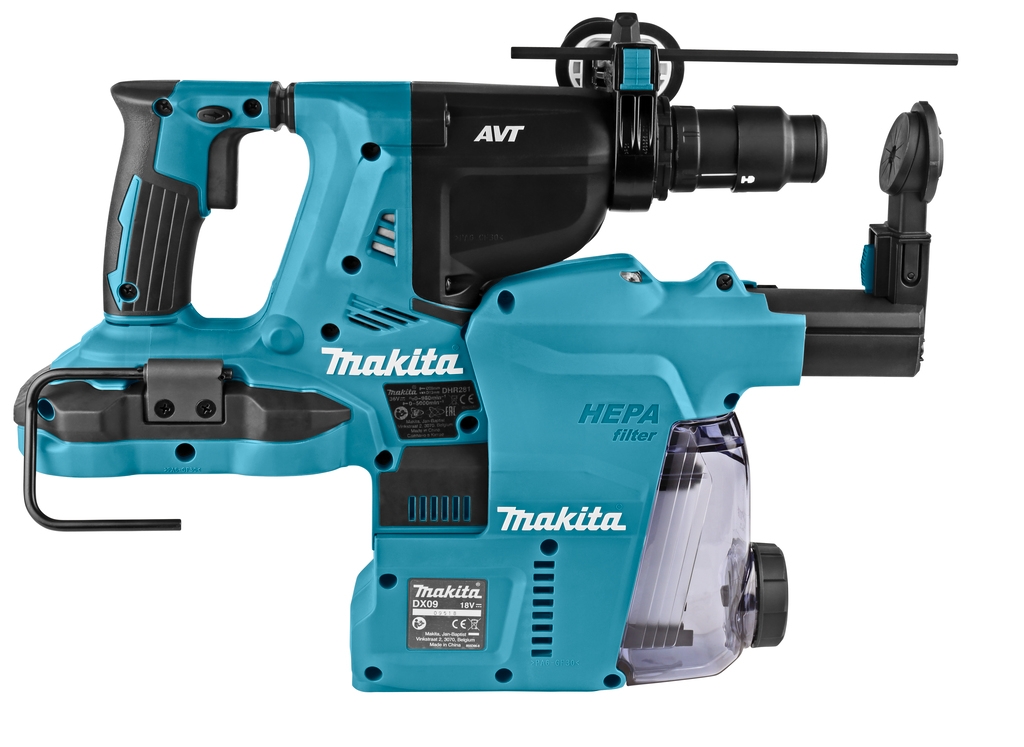 Makita DHR281ZWJ Kombihammer 2 x 18 V mit Staubabsaugung (ohne Akkus und Ladegerät)