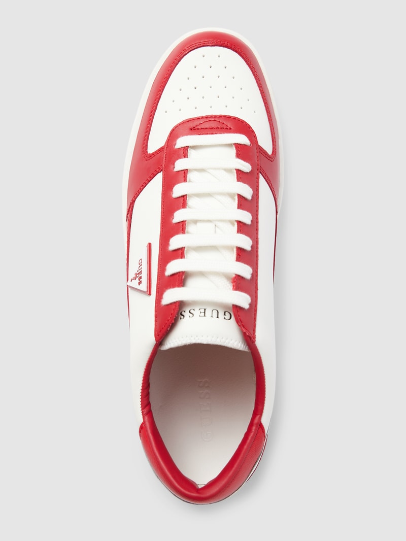 Sneaker aus Leder-Mix Modell 'SILEA' in rot