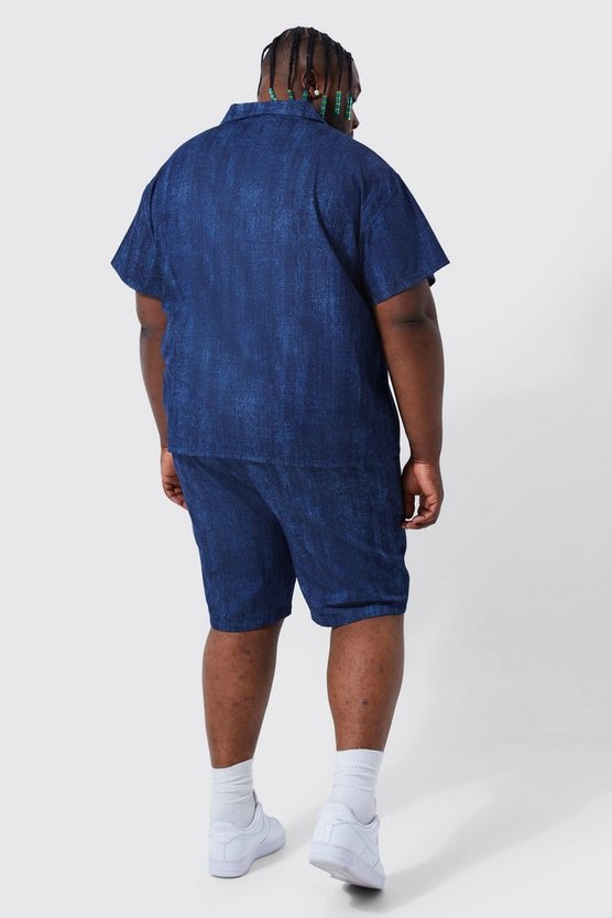 Plus Jeansrock