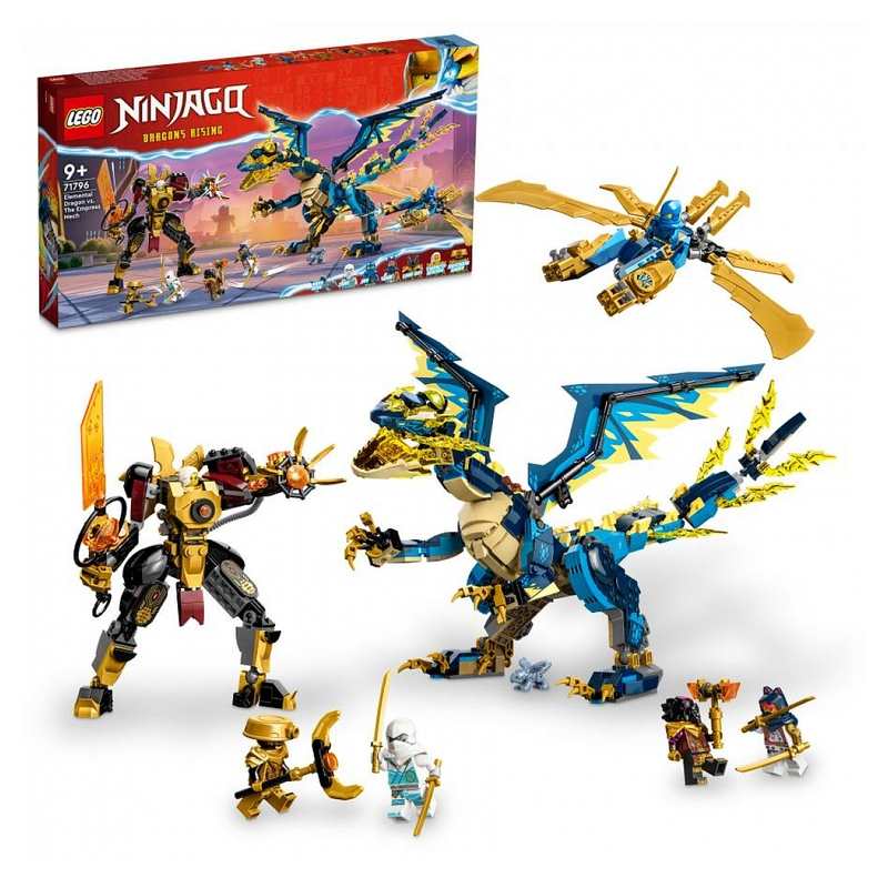 71796 Le dragon élémentaire contre le robot de limpératrice, LEGO Ninjago