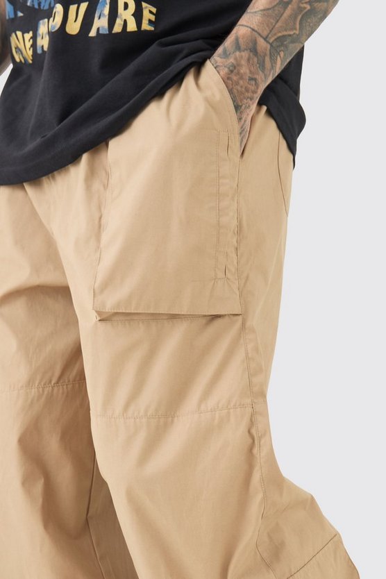 Tall Oversize Cargohose mit elastischem Bund