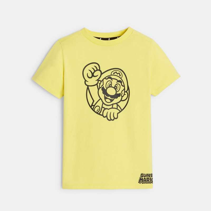 T-shirt Super Mario jaune mixte Z