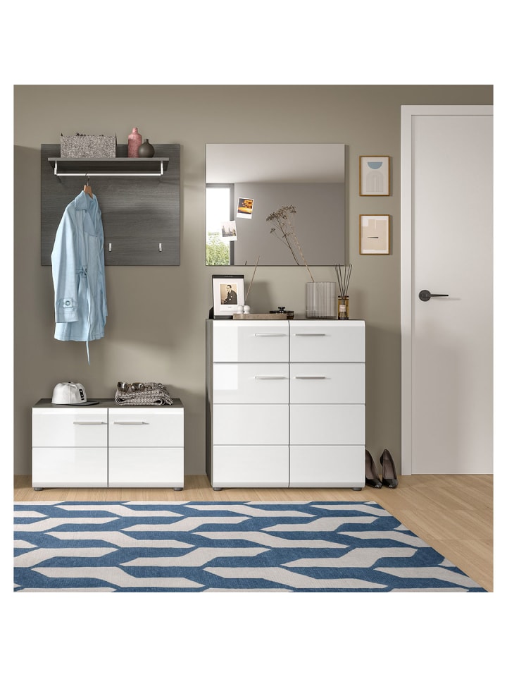 ebuy24 Garderobenmöbel Salsa Weiß 175 x 37 cm günstig kaufen onesize