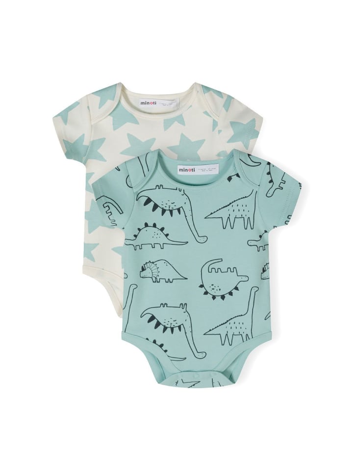 Minoti 2er. Set: Kurzarmbody 24babypack18 in mint günstig kaufen