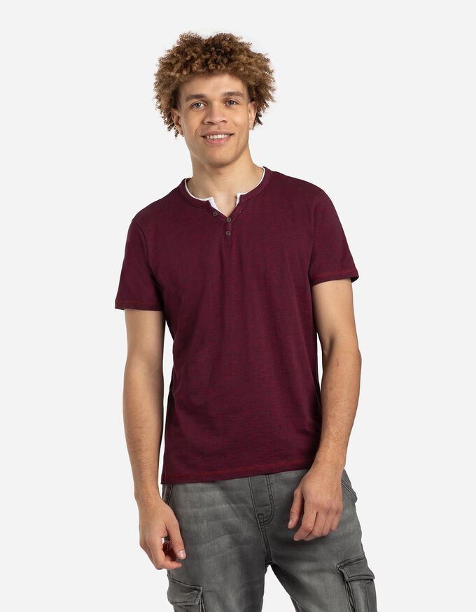 T-Shirt - Double-Layer-Look