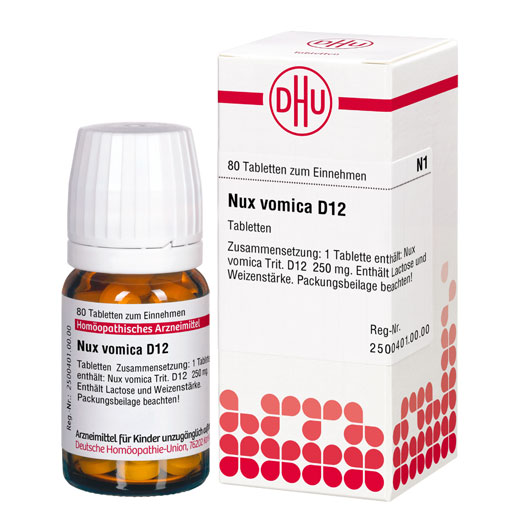 NUX VOMICA D 12 Tabletten  80 St  Tabletten