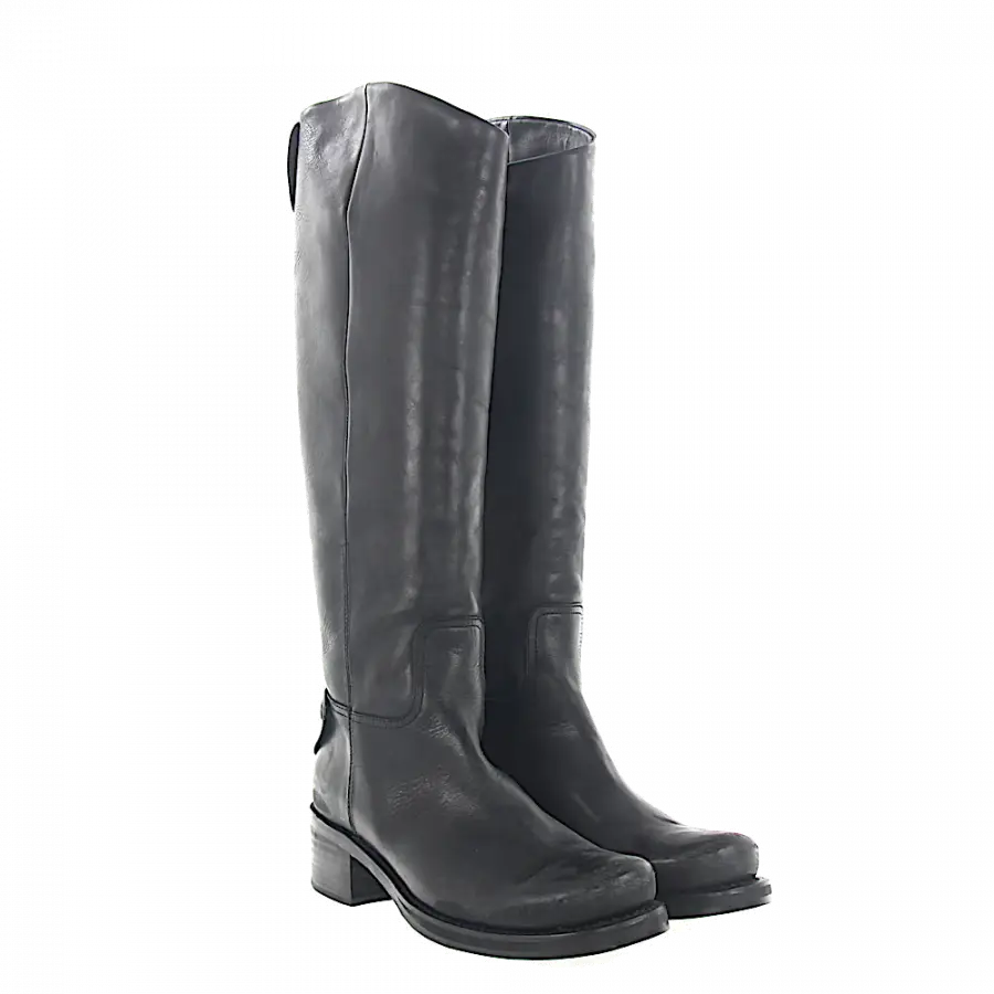 ROSS B. - Stiefel 1417 Kalbsleder schwarz - schwarz