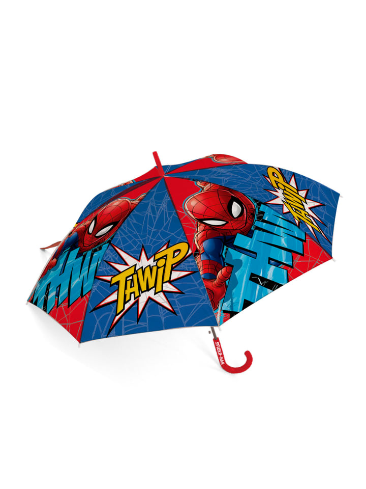 Spiderman Regenschirm in Blau günstig kaufen onesize
