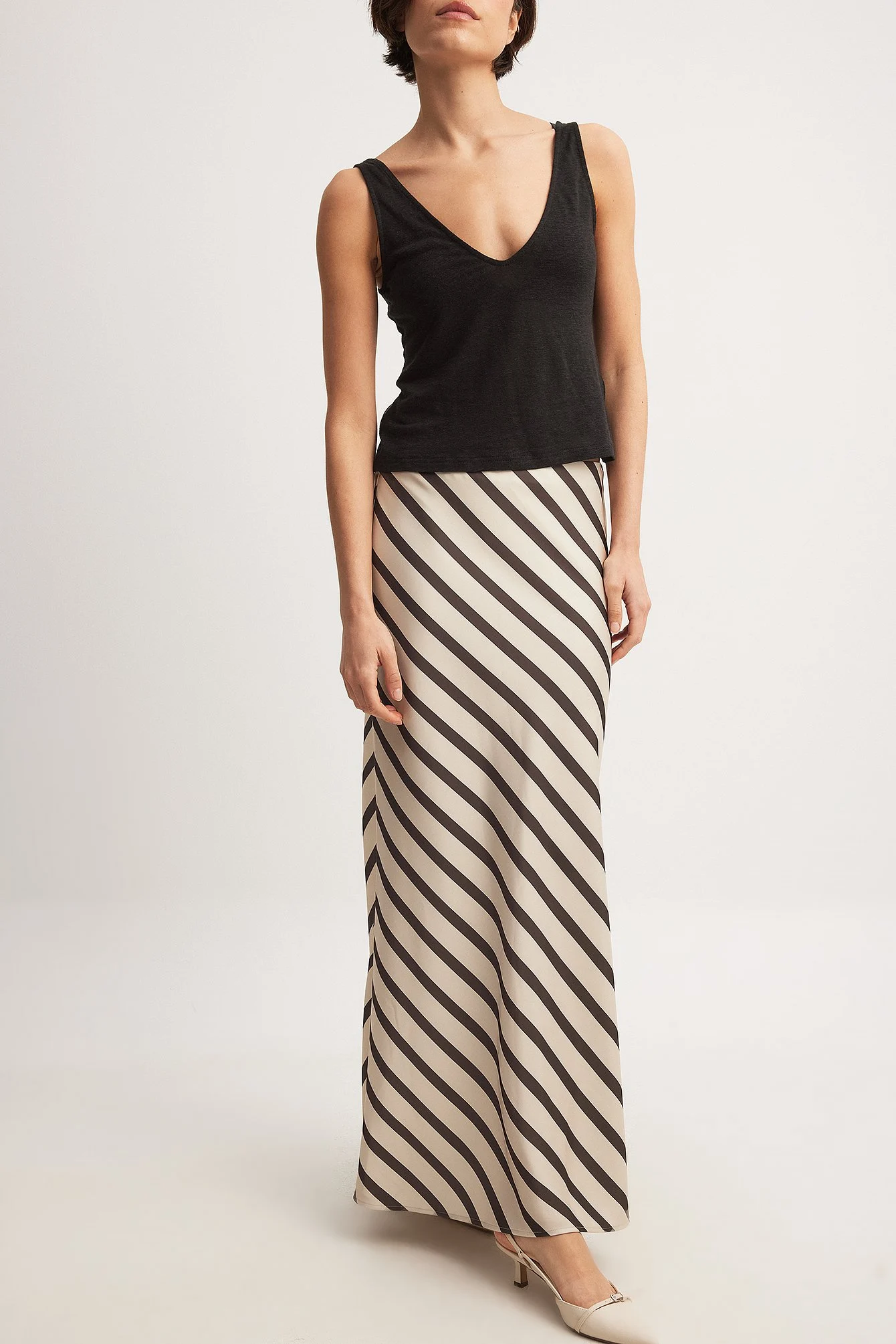 Mermaid Shape Maxi Skirt