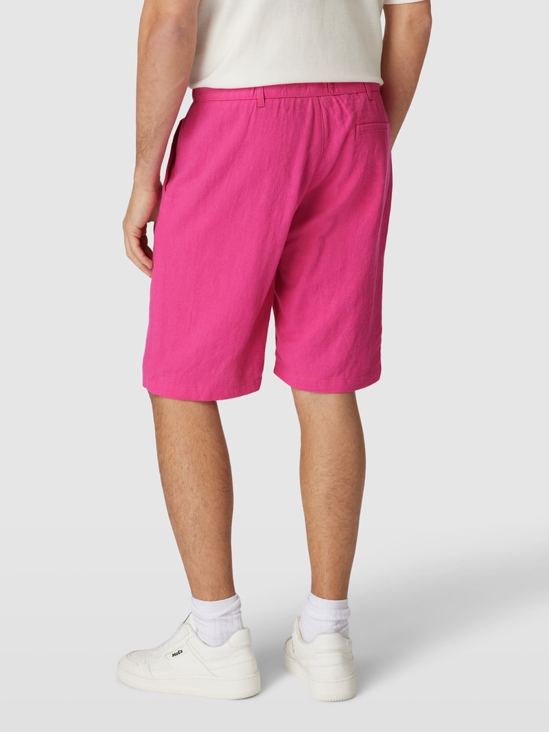 Bermudas mit Gesäßtasche in pink