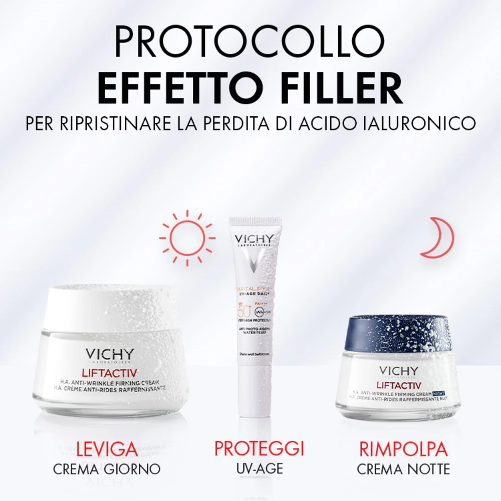 „Liftactiv“ SPA dovanų rinkinys nuo raukšlių. „Liftactiv“ HA kremas nuo raukšlių, dieninis kremas nuo raukšlių.