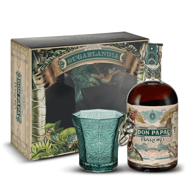Coffret Don Papa Surgarlandia + 1 Verre