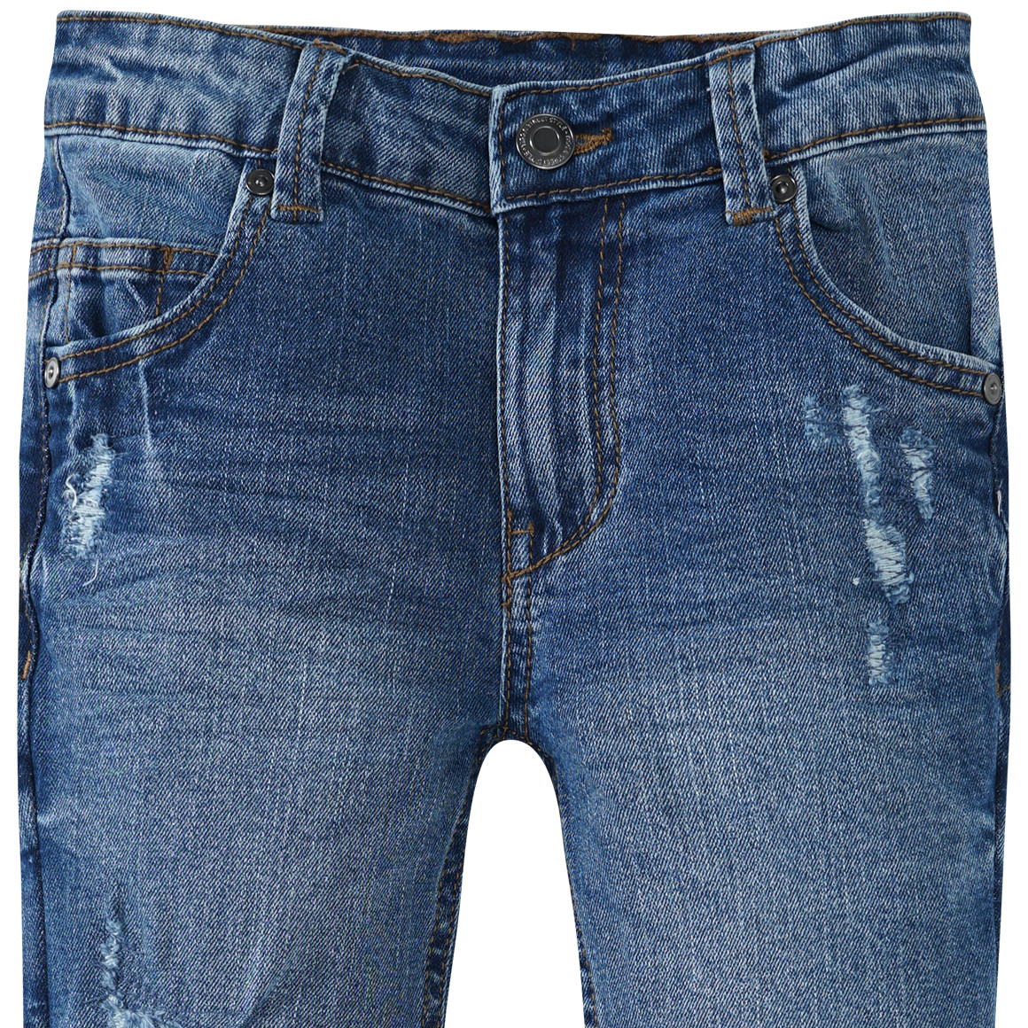 Jungen Slim-Jeans mit Destroyed-Elementen