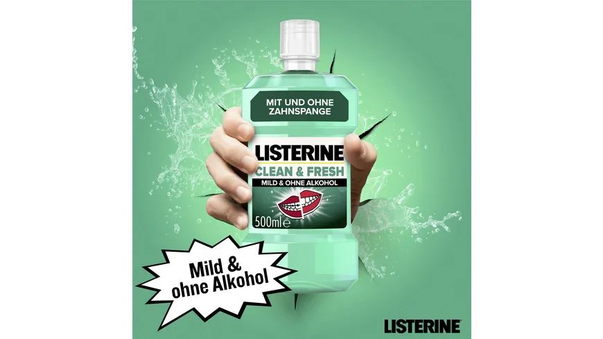 Listerine Mundspülung Clean & Fresh 500 ml