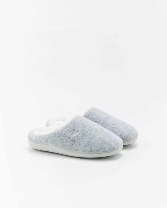 Mules fourrées à mémoire de forme Thermolactyl