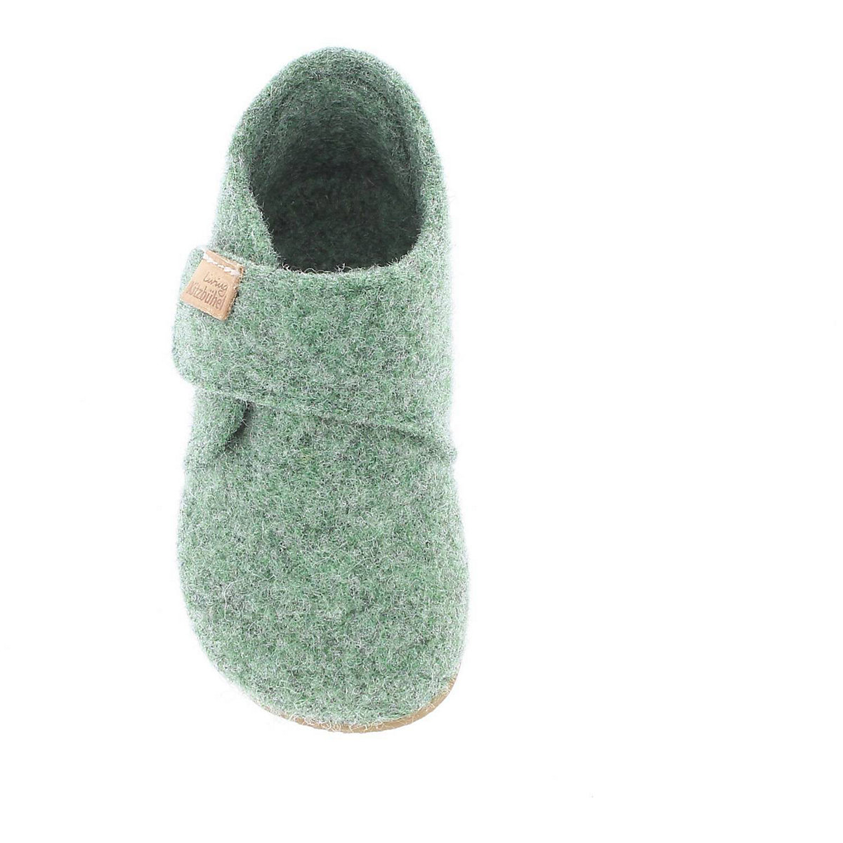Babyklettschuh Filz unifarben Forest Ballerinas