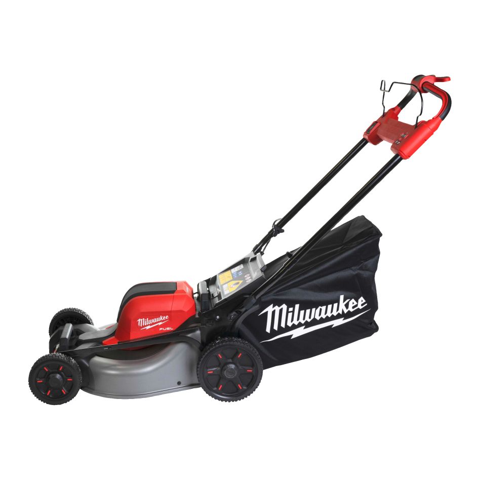 Milwaukee 4933499215 M18 F2LM46-802 FUEL™ batteridrevet gressklipper (2x18V) med ganghjelp og 46 cm klippebredde 18 V 2x8 Ah