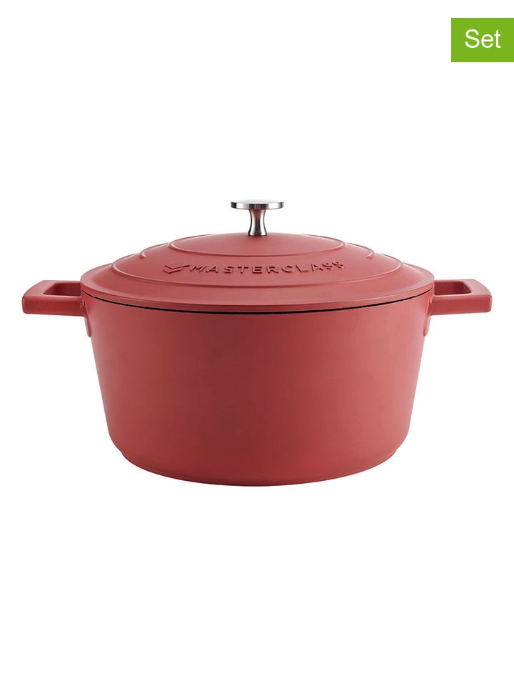 MasterClass 2tlg. Set: Bräter in Rot - Ø 24 cm günstig kaufen onesize