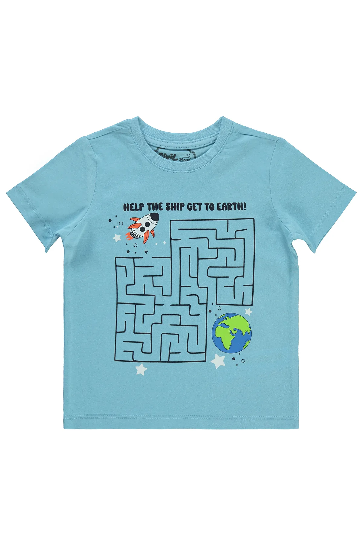 Civil Boys  T-Shirt für Jungen, 2–5 Jahre, Blau