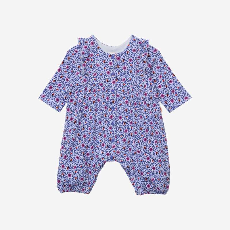 Combi longue bébé fille micro fleurs beige Catimini