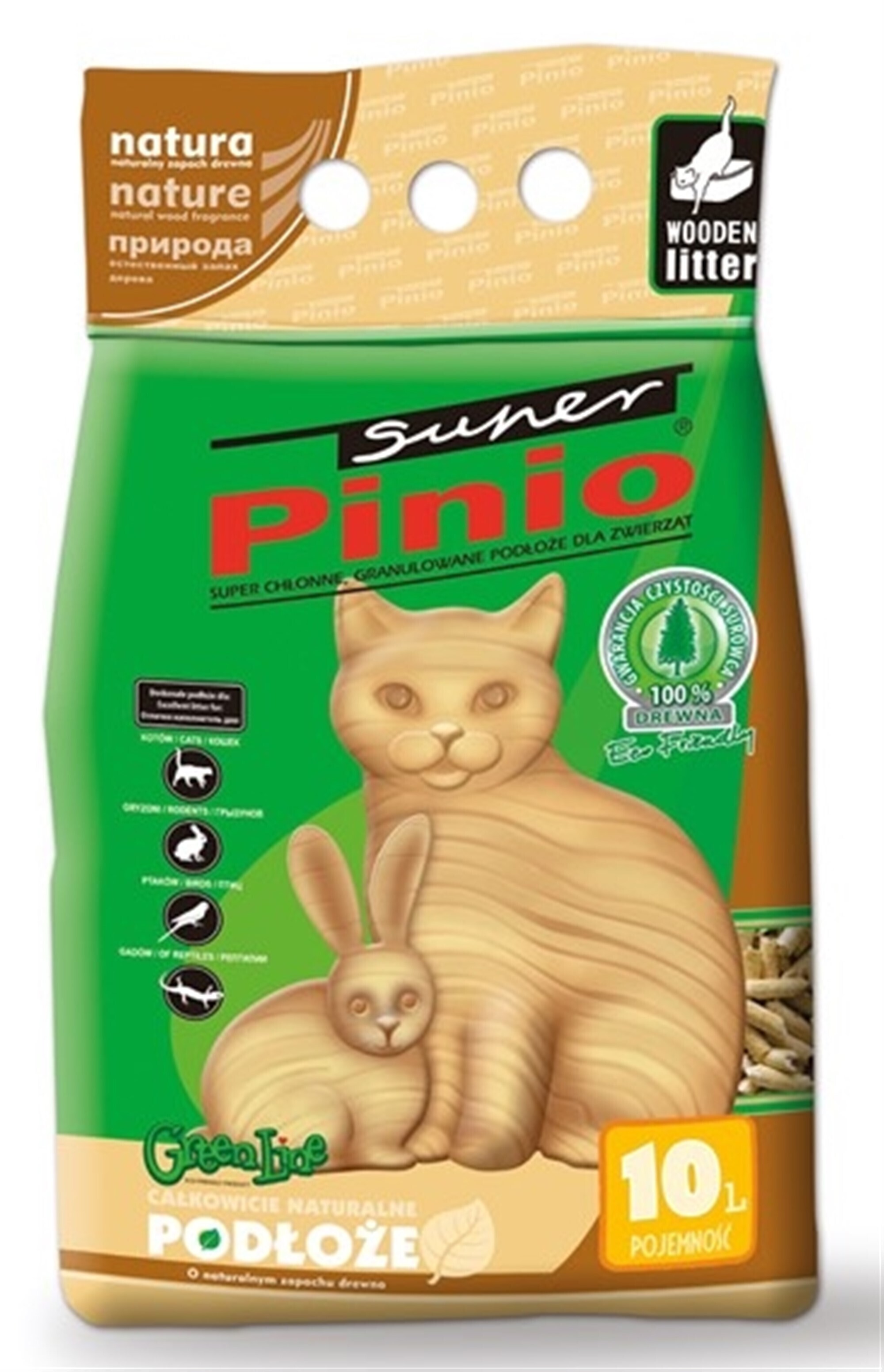 Benek Katzenstreu Benek Super Pinio Natural 10 l