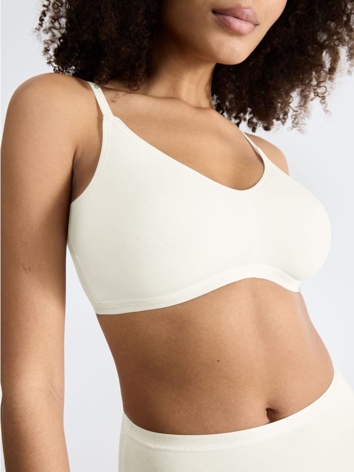 Sloggi Bügelloser BH GO Daily Cotton Soft in SILK WHITE günstig kaufen