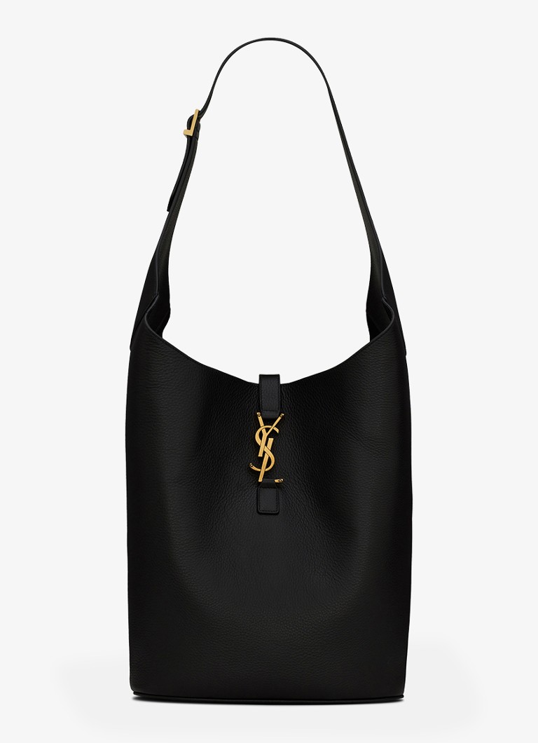 Geantă de umăr Saint Laurent Le 5 À 7 Hobo din piele de vițel