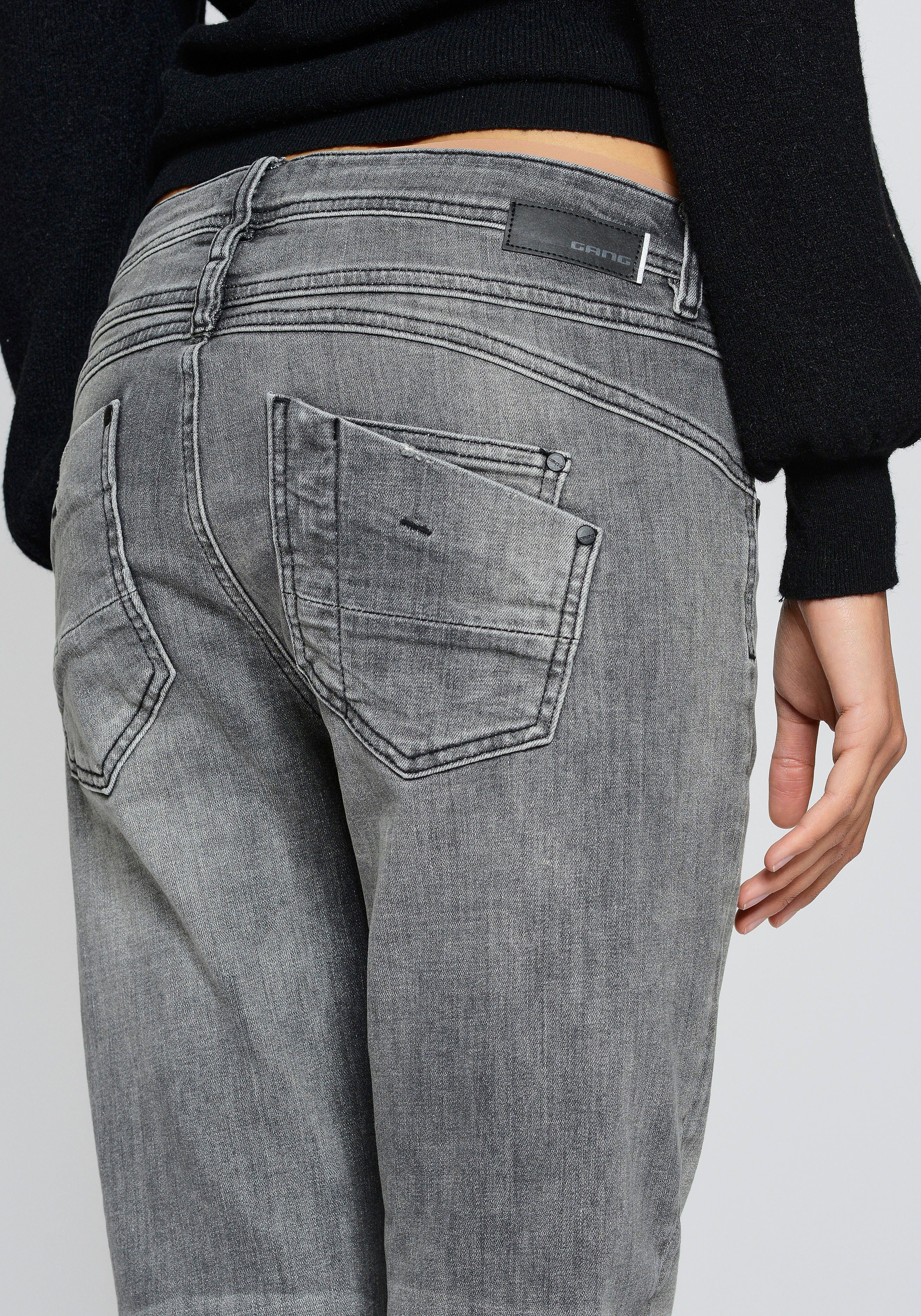 GANG Relax-fit-Jeans 94Amelie Relaxed Fit mit Used-Effekten
