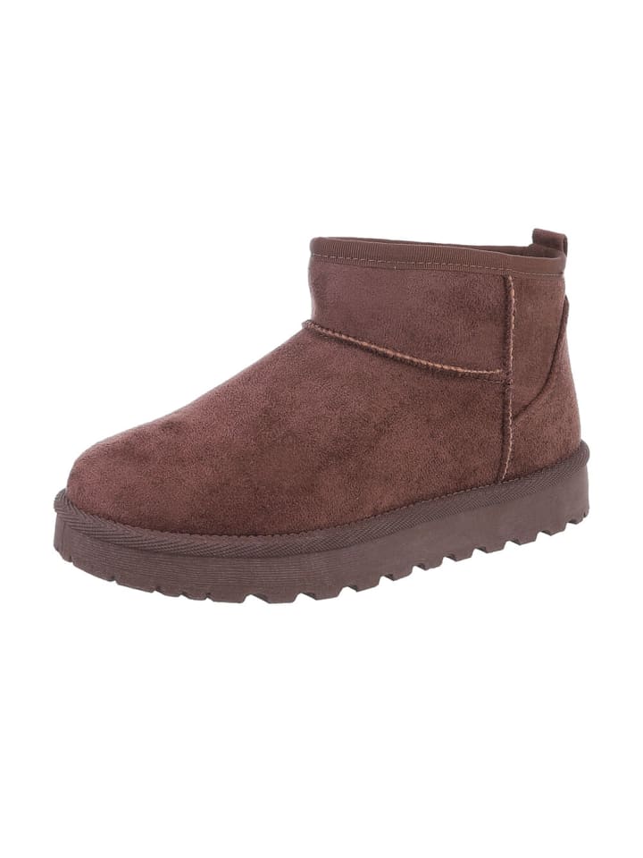 Ital-Design Stiefelette in Braun günstig kaufen